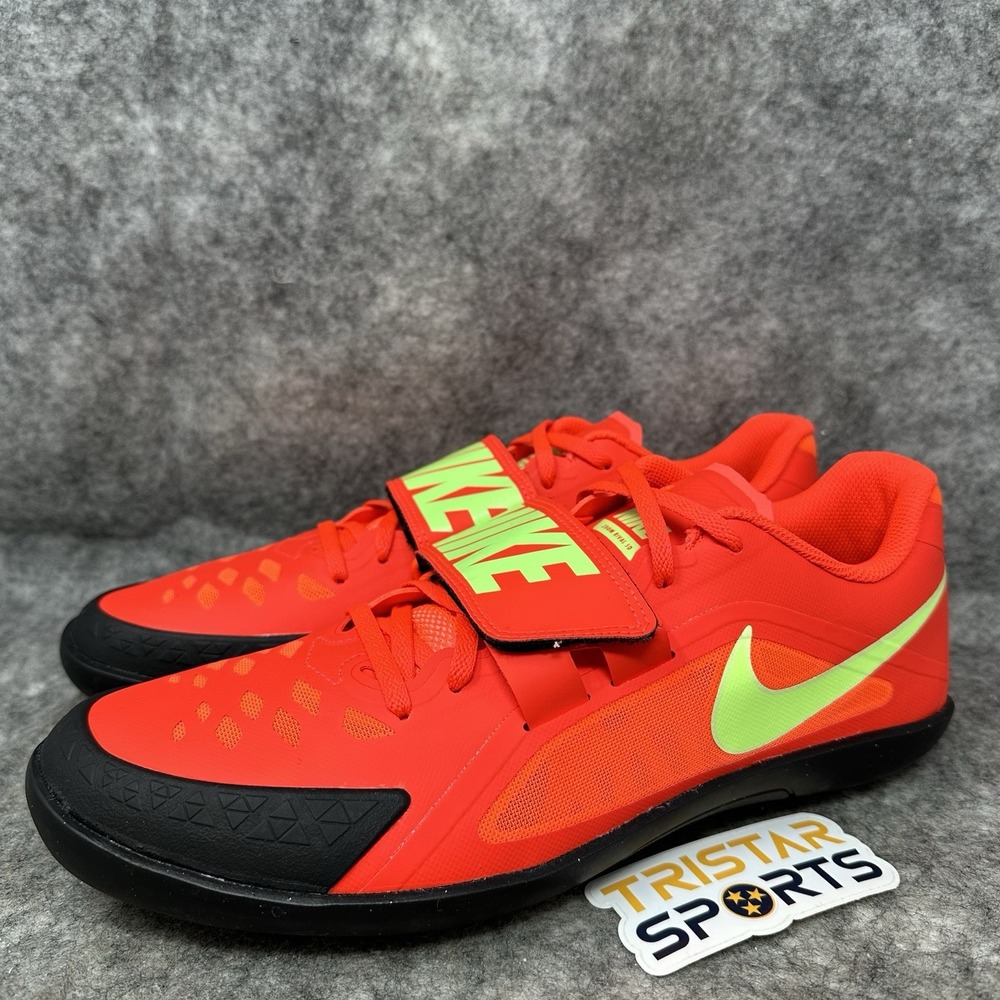 Nike Zoom Rival SD 4 Track Throwing Shoes Mens Sz 5 Bright Crimson FZ9665-600